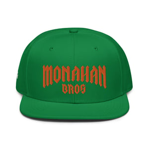 Image of MB Stacked Logo Brothers Green Snapback Hat