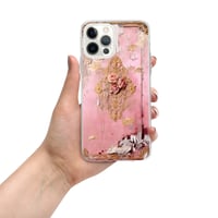 Image 10 of Pastel Pink Tattered Texture Rose Gold Goth Lolita Kawaii Inspired Clear Case for iPhone®