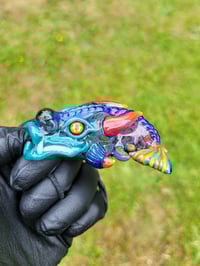 Image 2 of Color-Blast Dragon Fish Pendant