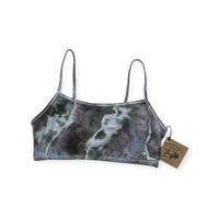 Image 1 of L (38) Bralette in Stormy Geode Ice Dye