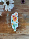 Watercolor Sunflower Sticker (waterproof)
