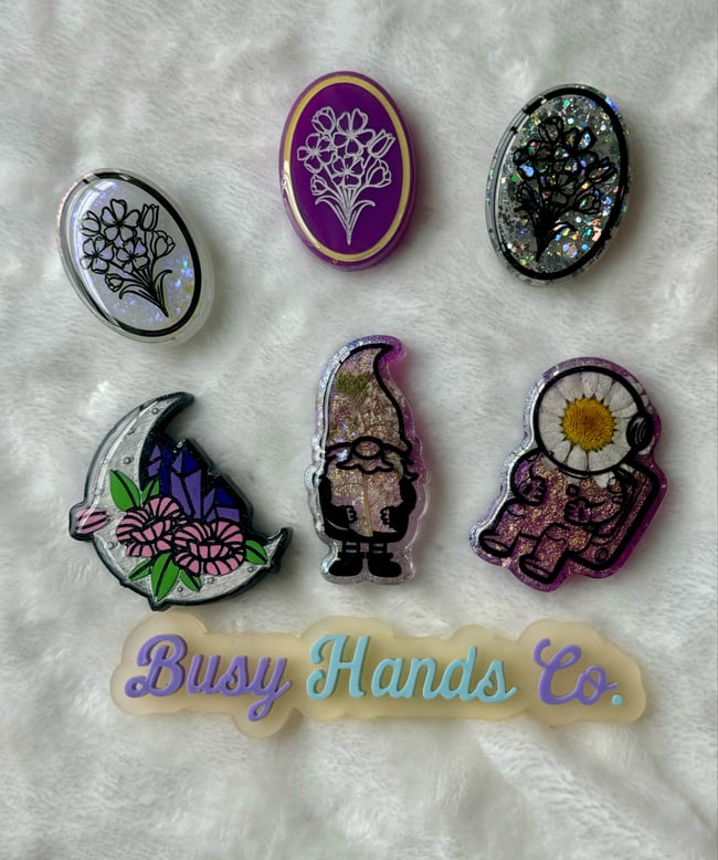 Floral Springtime Magnets