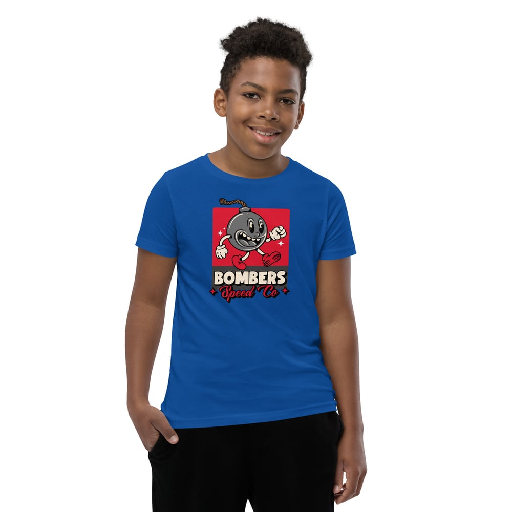 Youth Short Sleeve  Retro Bomber T-Shirt