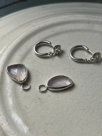 Image 3 of Rosequartz Hoops
