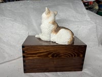 Image 11 of Custom Engraved Handpainted Siberian Husky Urn For Ashes Pet Portrait To Your Photos