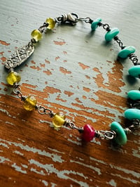 Image 11 of Campitos and green garnet SHINE charm bracelet