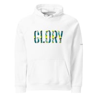Image 2 of I Can I Am "Glory" Unisex eco raglan hoodie