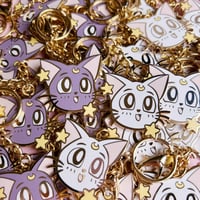 Image 4 of Artemis & Luna Heads Keychain