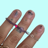 Image 2 of Purple star bracelet 