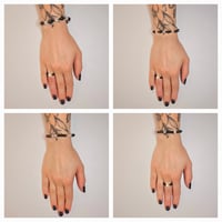 Image 2 of The Black and White Magnetic Bracelet Collection 