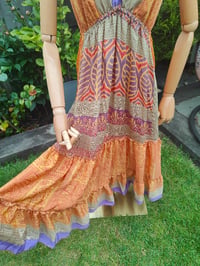 Image 11 of Havana Halter Dress- classic statement holiday piece- one size - YELLOW POP PURPLE
