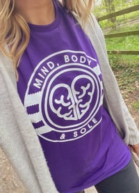 Image 1 of Mind, Body & Sole T-Shirt PURPLE