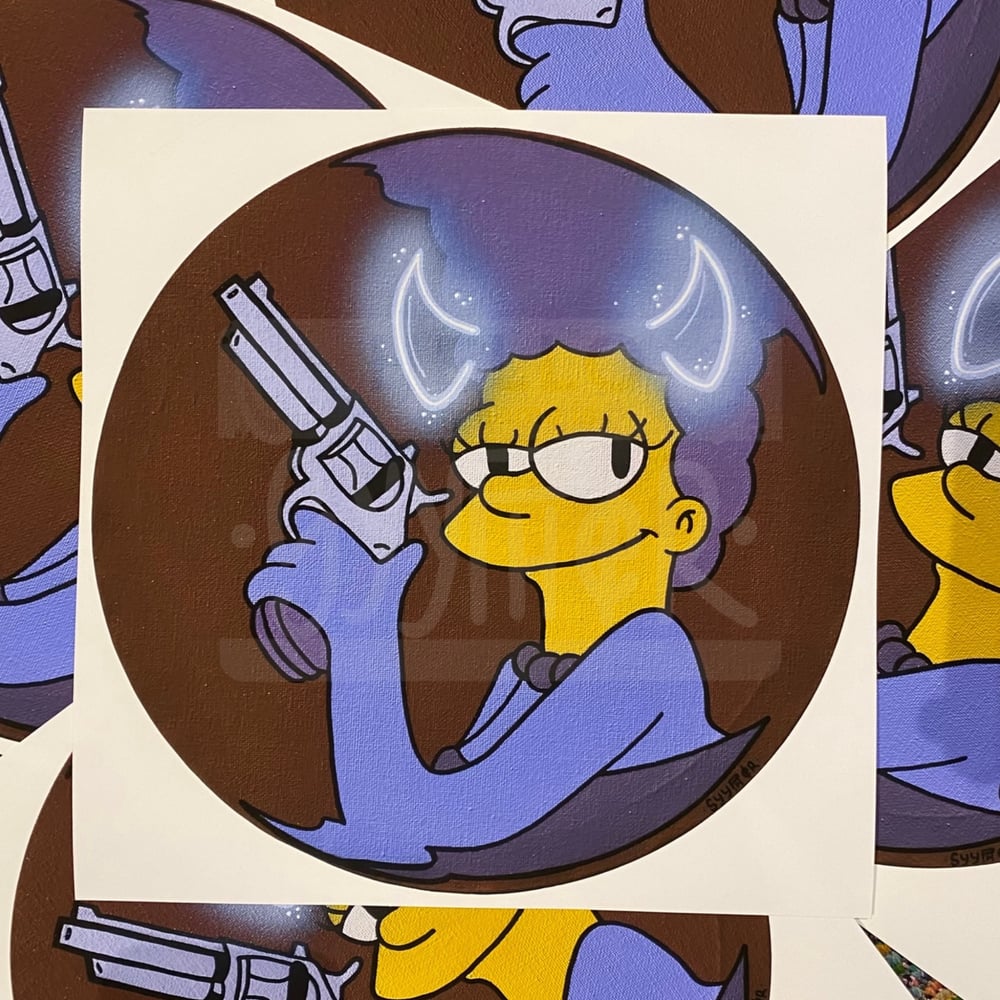 MIS-TINT "Marge On The Run" 12 " x  12" Prints