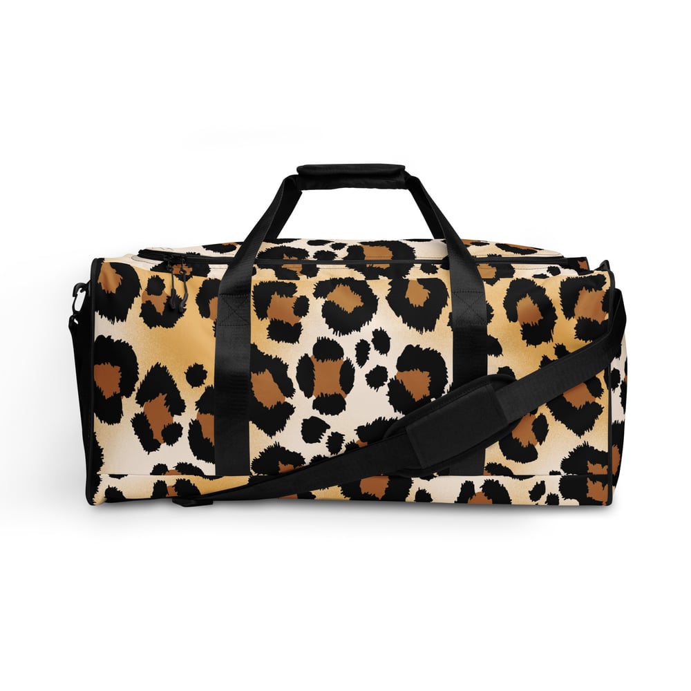 Image of Duffle bag Leopard Design