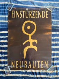 1980s EINSTURZENDE NEUBAUTEN poster. LARGE.