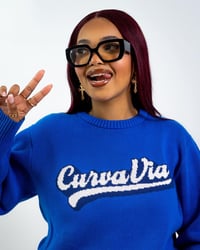 Image 3 of CURVA KNIT *BLUE*