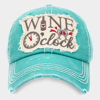 Image 4 of Wine O’ Clock Vintage Baseball Caps