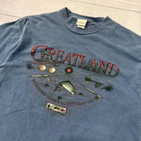 Image 2 of Vintage Greatland Trout Tee - L 