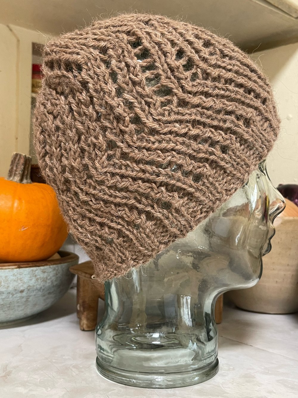 Very Airy Hand Knit Hat