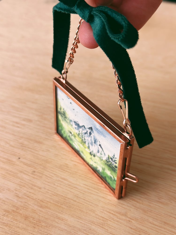 Image of Mountain View - Heirloom Watercolor Ornament