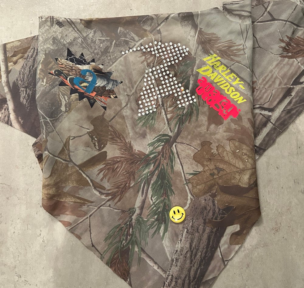 Swarvoski Forest Harley Bandana- Ships Today