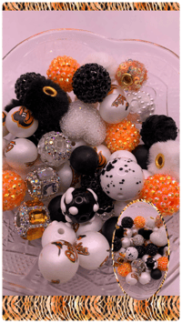 Image 1 of Orange Bird Beads 