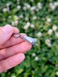 Image 4 of Sterling Silver White Buffalo Stone Necklace