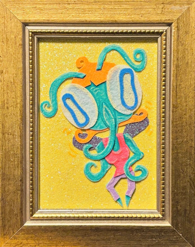 Image of “Pest” Felt Art Piece