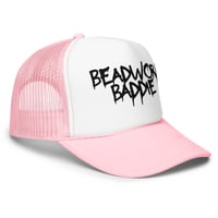 Image 7 of Baddie Foam trucker hat