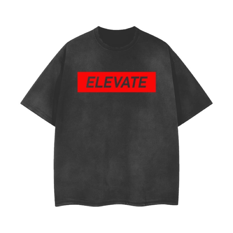 Image of Elevate Vintage Wash Frayed Tshirt