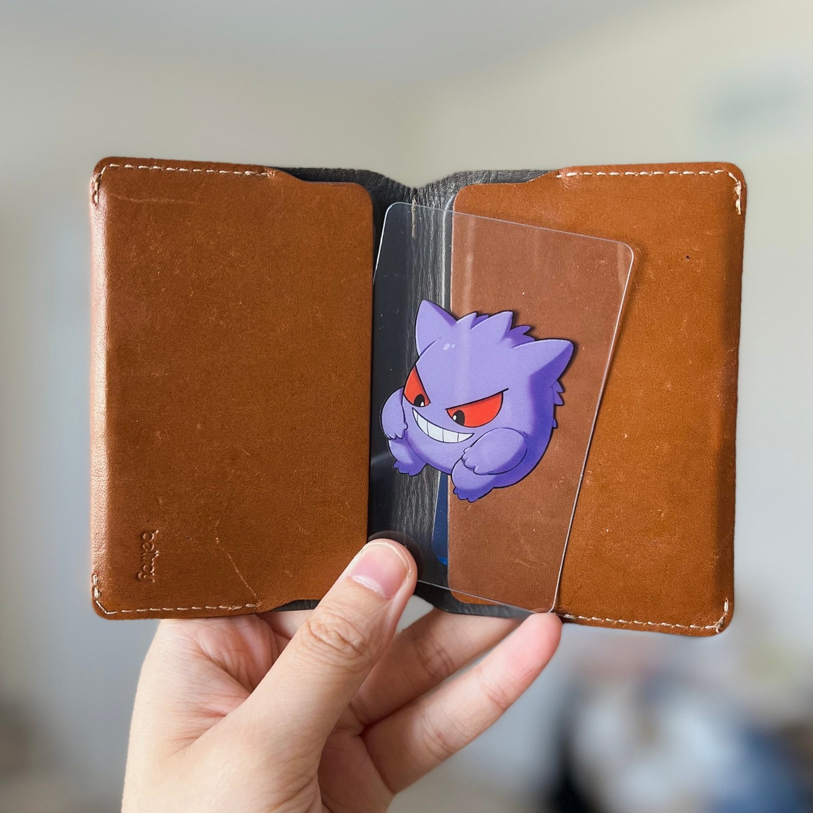 Sitting Gengar Clear PVC Photo Card | teletelo's little shop