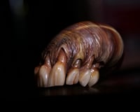 Image 14 of Dental Snull sculpture- dark walnut color, OOAK