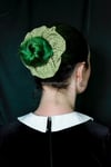 Green Gingham Scrunchie
