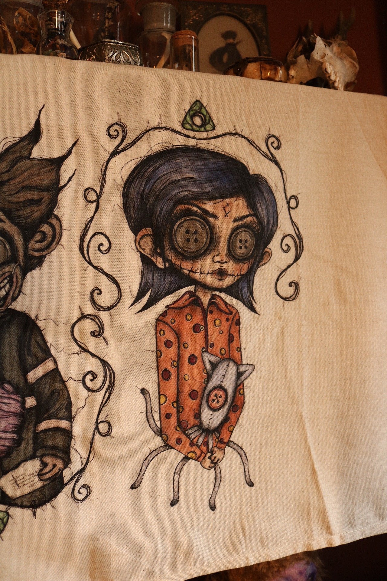 Image of Lost Souls Tea Towel Preorder