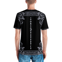 Image 2 of T-shirt col rond motif baroque