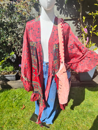 Image 4 of Amara Wrap dress - red 10-16 uk