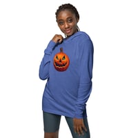 Image 3 of Hoodie Long Sleeve Tee - Classic Jack O Lantern