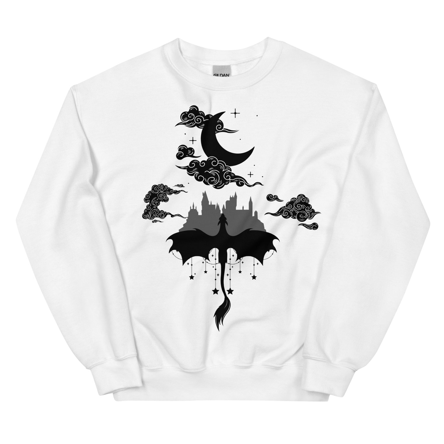Image of Dragon stars noir Unisex Sweatshirt