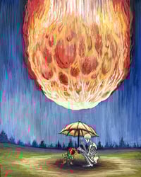 you'll be fine - original gouache painting