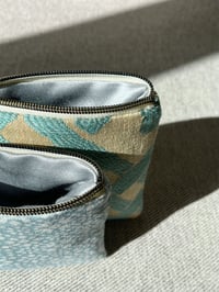 Image 2 of Robin’s Egg Floral Clutch