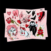 Vamp Valentine Flash Sheet
