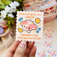 Image 2 of Diecut Sticker - When Life Gives You Lemon