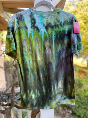 Image of MEDIUM Godzilla Be Gay Do Crime Tie Dye Shirt 4