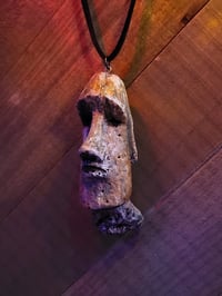 Image 2 of Moai Tiki Necklace