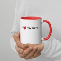 Image 4 of Corgi Mug with Color Inside