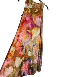 Image 3 of S Tank Pocket Dress in Warm Ink Ice Dye
