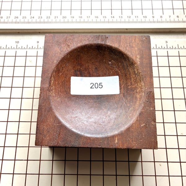 Image of Used Hardwood Sinking Block (item 205)
