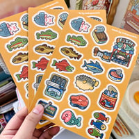 Image 4 of Fish Market Sticker Sheet