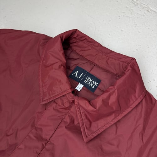 Image of 2000s Armani Jeans Nylon Trench, Size XL