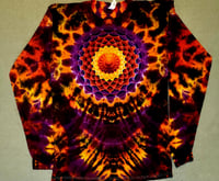 Image 1 of Medium longsleeve sunset mandala spine combo